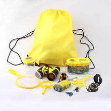Outdoor Explorer Kit With Drawstring Bag Binoculars Butterfly Net Educational Nature Exploration Toy