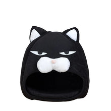 Foldable Cat House Soft Pet Nest With Cushion Cute Cartoon House for Cats Dogs