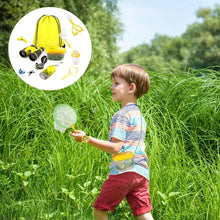 Outdoor Explorer Kit With Drawstring Bag Binoculars Butterfly Net Educational Nature Exploration Toy