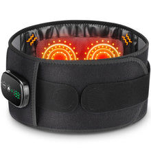 Electric Heating Waist Massager Support Belt Vibration Hot Compress Brace Belt Back Relax 3 Gears Adjustment
