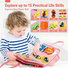 Toddler Dressing Learning Activity Busy Board, Educational Activity Book