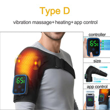 Vibration Shoulder Steamer Belt Heated Shoulder Warmer Massager