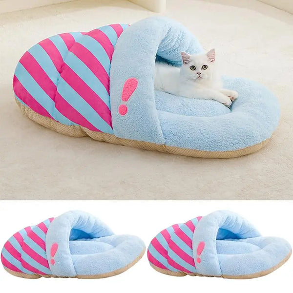 Sleeping House Semi-Enclosed Design Pet Sleeping Tool For Dogs Cats