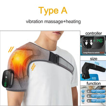 Vibration Shoulder Steamer Belt Heated Shoulder Warmer Massager