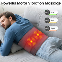 Electric Heating Waist Massager Support Belt Vibration Hot Compress Brace Belt Back Relax 3 Gears Adjustment