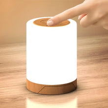 Bedside Table Lamp Dimmable RGB Nightstand Lamp 1500mAh Modern Decorative Light