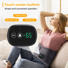 Electric Heating Waist Massager Support Belt Vibration Hot Compress Brace Belt Back Relax 3 Gears Adjustment