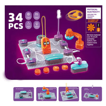 Science and Education Electronic Building Blocks Toys STEM Science Experiment Set Physics Circuit Experiment Handmade