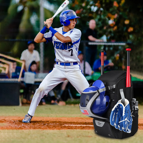 Baseball Equipment Bag Baseball Backpack with Shoe Compartment