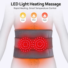 Electric Heating Waist Massager Support Belt Vibration Hot Compress Brace Belt Back Relax 3 Gears Adjustment