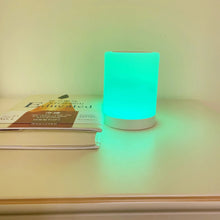 Bedside Table Lamp Dimmable RGB Nightstand Lamp 1500mAh Modern Decorative Light