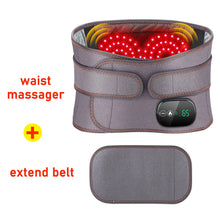 Electric Heating Waist Massager Support Belt Vibration Hot Compress Brace Belt Back Relax 3 Gears Adjustment