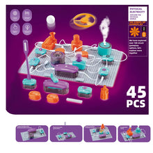 Science and Education Electronic Building Blocks Toys STEM Science Experiment Set Physics Circuit Experiment Handmade