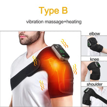 Vibration Shoulder Steamer Belt Heated Shoulder Warmer Massager
