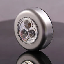 Mini Led Night Light, Self Adhesive Push Light Stairs Hallway Closet Kitchen Bedroom, Cabinets, Counters,