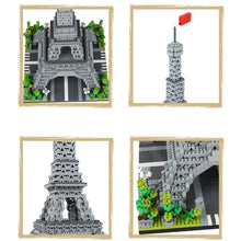 Eiffel Tower Paris Architectural Micro Mini Model Building Blocks Toy