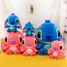 20-60cm Giant Size Lilo & Stitch Couple Models Cartoon Stuffed Plush Anime Plushs Toys