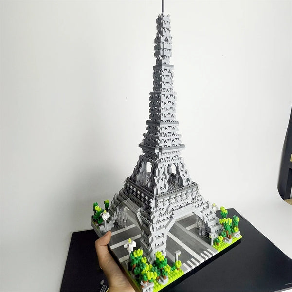 Eiffel Tower Paris Architectural Micro Mini Model Building Blocks Toy