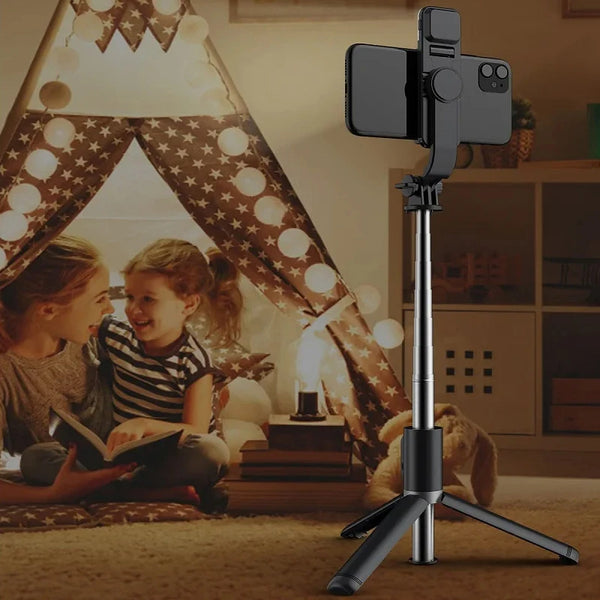 Xiaomi Selfie Stick 1m with Wireless Bluetooth LED Fill Light Extended Tripod with Remote Shutter