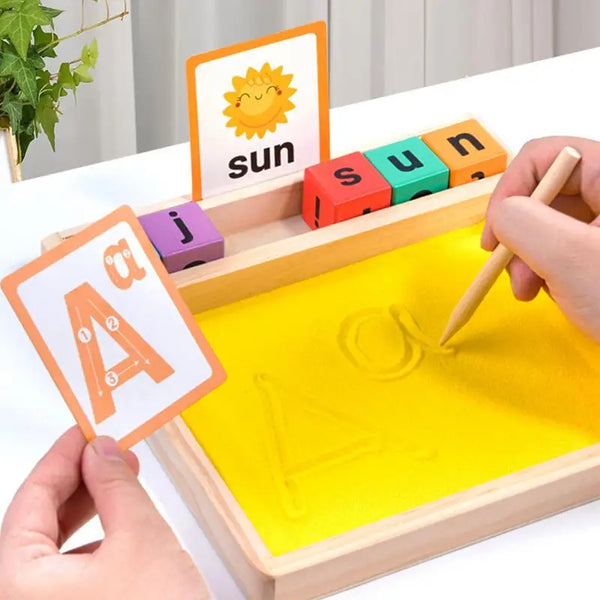 Kids Learning Sand Tray Toys Sand Writing Trays