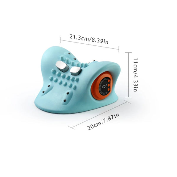 neck massager, with electric shoulder and neck massage, massage pillow neck, back, shoulder