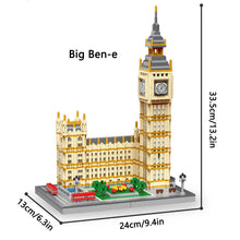 Eiffel Tower Paris Architectural Micro Mini Model Building Blocks Toy