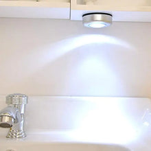 Mini Led Night Light, Self Adhesive Push Light Stairs Hallway Closet Kitchen Bedroom, Cabinets, Counters,