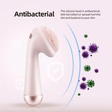 Electric Silicone Facial Brush Cleaner Vibration Roller Massage Pore Cleansing Instrument