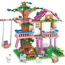 Friends CitTree House Summer Holiday Villa Castle Building Blocks Sets Figures Garden DIY Toys for Kids