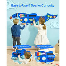 Kids Wall Busy Board 12 Activities Hanging Panels Montessori Sensory Learning Toys for Toddler 3-12 Play Toys