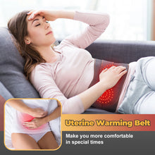 Electric Heating Waist Massager Support Belt Vibration Hot Compress Brace Belt Back Relax 3 Gears Adjustment