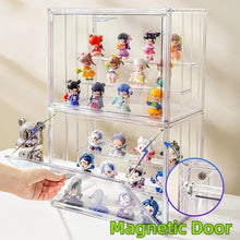 Clear Display Box Stackable Plastic Dustproof Storage
