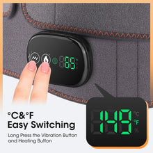 Electric Heating Waist Massager Support Belt Vibration Hot Compress Brace Belt Back Relax 3 Gears Adjustment