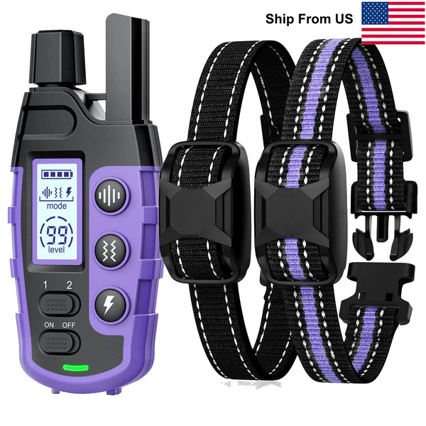 3300Ft Electric Dog Training Collar Remote Control Waterproof Belt