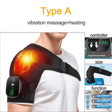 Vibration Shoulder Steamer Belt Heated Shoulder Warmer Massager