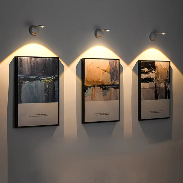 Mini Led Night Light, Self Adhesive Push Light Stairs Hallway Closet Kitchen Bedroom, Cabinets, Counters,