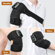 Thermal Knee Massager 3 in 1 Shoulder Knee Elbow Heating Massage Support Brace Rechargeable Vibration Pad