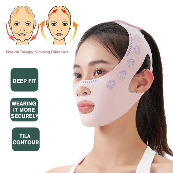 Chin Cheek Slimming Bandage V Shaper V Line Lifting Mask Face Lifting Anti Wrinkle Strap