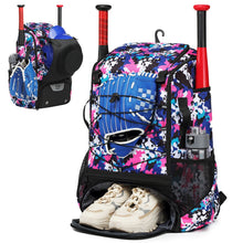 Baseball Equipment Bag Baseball Backpack with Shoe Compartment