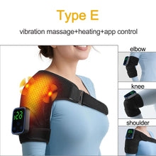Vibration Shoulder Steamer Belt Heated Shoulder Warmer Massager