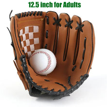 Three size Outdoor Sport Baseball Glove Catcher Baseball Softball Training Practice Equipment Left Hand For Kids/Teenagers/Adult